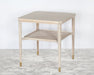 ET514 - Bleached Cerused Oak End Table Or Nightstand