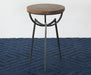 ET530 - Mango Wood & Iron Base Tripod Chairside Table 