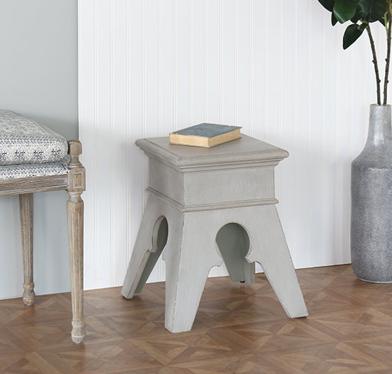 Gothic Arch Plinth Side Table
