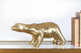 FIG322 Brass Polar Bear Figurine