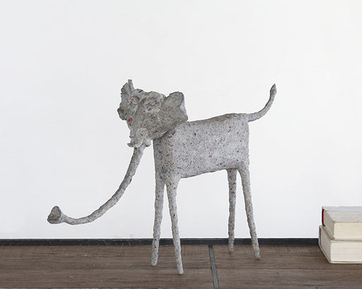 FIG353 Trunk Down Elephant Statue