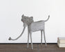 FIG353 Trunk Down Elephant Statue