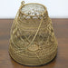 LAN07 - Small Antique Brass And Iron Wire Lantern