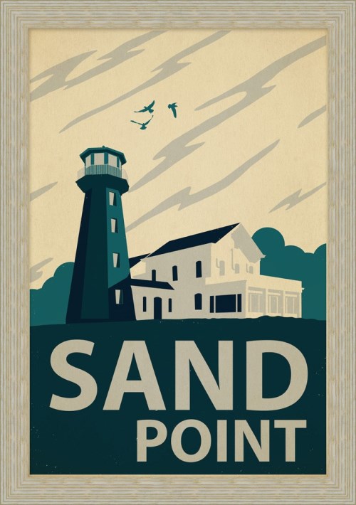 LAND583 Sand Point  19W x 27H