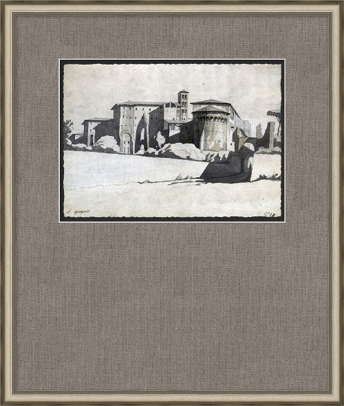 LAND629 Tuscan Contemplation 5 22W x 26H