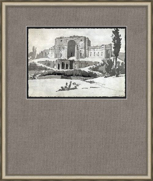LAND633 Tuscan Contemplation 9 22W x 26H