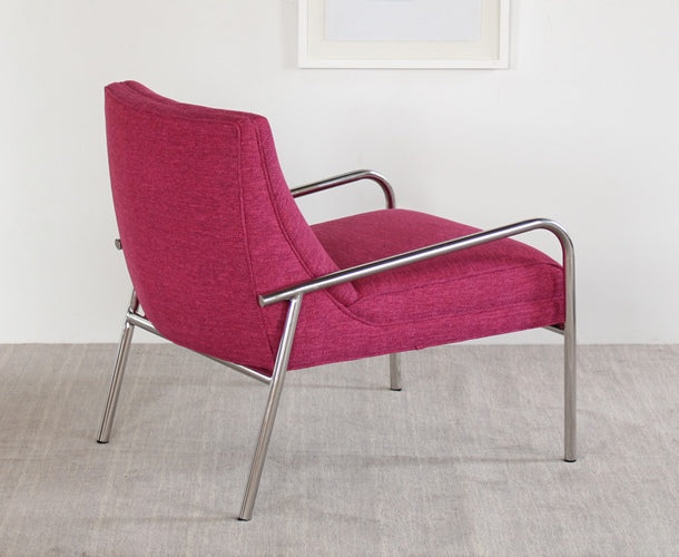 Jena Lounge Chair in Magenta