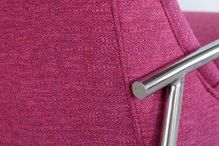 Jena Lounge Chair in Magenta