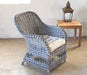 LC213 Graywash Rattan Arm Chair