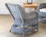 LC213 Graywash Rattan Arm Chair