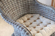 LC213 Graywash Rattan Arm Chair