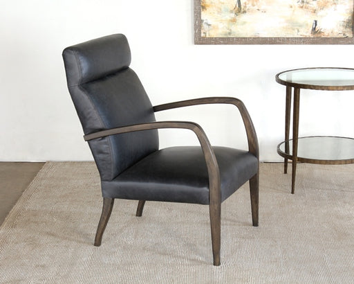 LC224 Bryson Chair in Gray Leather