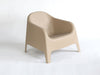 LC240 Molded Plastic Stacking Lounge Chair in Taupe 
