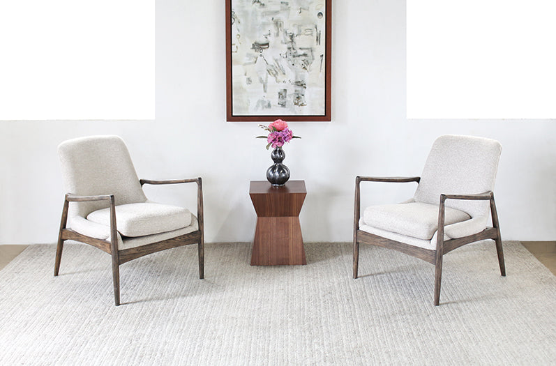 Natural Walnut Pawn Stool