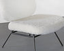 LC274 Ivory Angora Lounge Chair 