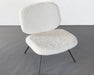 LC274 Ivory Angora Lounge Chair 