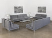 SF211 Armless Sofa in Sanibel Charcoal
