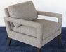 LC311 - Light Heather Gray Open Arm Lounge Chair