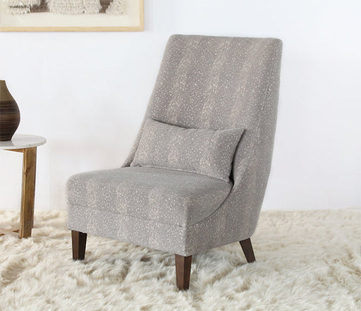 LC345 - Faux Deer Pattern Fabric Lounge Chair 