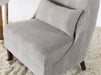 LC345 - Faux Deer Pattern Fabric Lounge Chair 