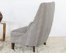 LC345 - Faux Deer Pattern Fabric Lounge Chair 