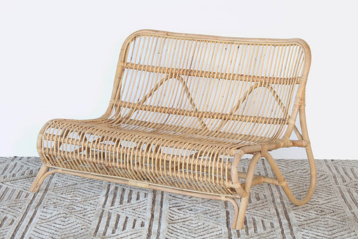 LS158 - Natural Rattan Loveseat