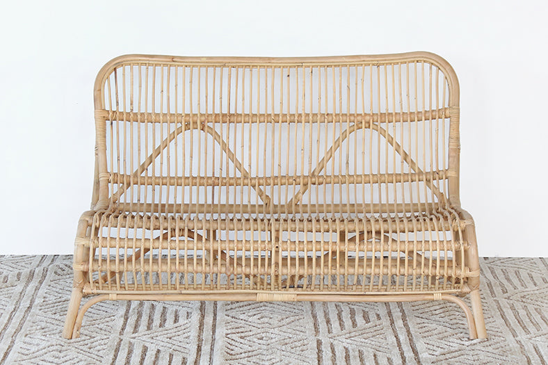 LS158 - Natural Rattan Loveseat