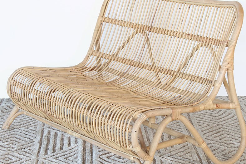 LS158 - Natural Rattan Loveseat