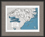 MAP106 Illustrated Map of North Carolina