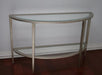 matte silver demilune console 2 8