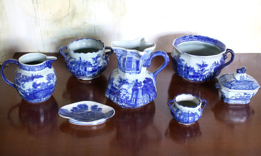 MISC139 7 Piece Chinese Style Serving Set 