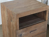 NS08 Reclaimed Teak Modern Nightstand