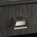 NS78 Back Maple Nightstand with Mother of Pearl Accent 