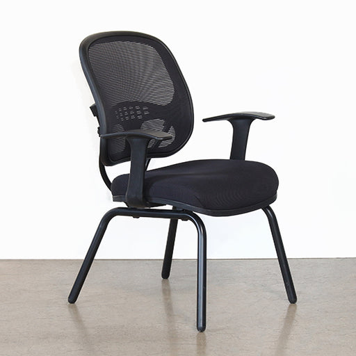 OC72 - Black Mesh Non-Rolling Office Chair