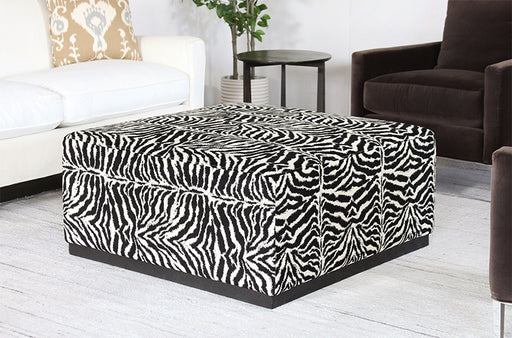 OT136 - Large Zebra Ottoman