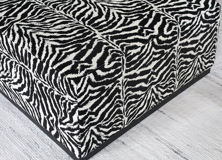 OT136 - Large Zebra Ottoman