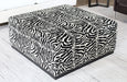 OT136 - Large Zebra Ottoman