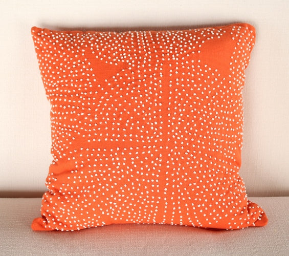 PIL173 Mandarin Orange Texured Pillow