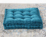 PIL241 - Vivid Teal Tufted Floor Pillow 