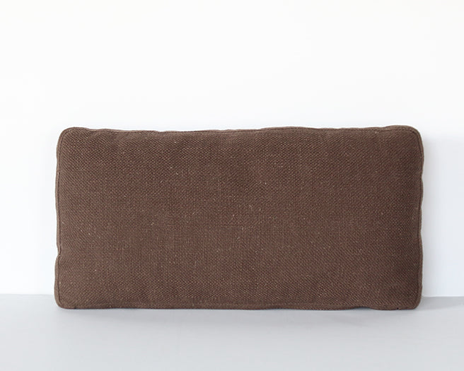 Brown Rectangular Pillow