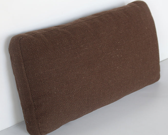 Brown Rectangular Pillow