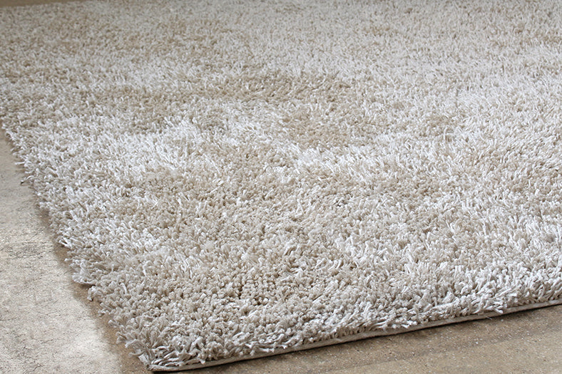 8' x 10' Ivory Shag Rug