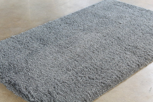 5' x 8' Microfiber Shag Rug in Charcoal