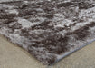 RUG357 - 7’6 x 9’6 Smoke Gray Plush Shag Rug