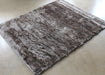 RUG357 - 7’6 x 9’6 Smoke Gray Plush Shag Rug