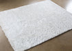 RUG358 - 7’6 x 9’6 Snow White Plush Shag Rug