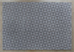 RUG373 - 8' x 11' Pewter 100% Wool Geometric Patterned Rug 