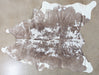 RUG397 - 5' X 7' Cream And Light Brown Cowhide Rug