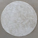RUG431 - 7'10 Round Machine Tufted Ivory 1 Inch Pile Rug