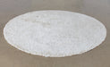 RUG431 - 7'10 Round Machine Tufted Ivory 1 Inch Pile Rug